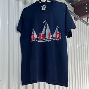 Vtg Ohio graphic tee 90s